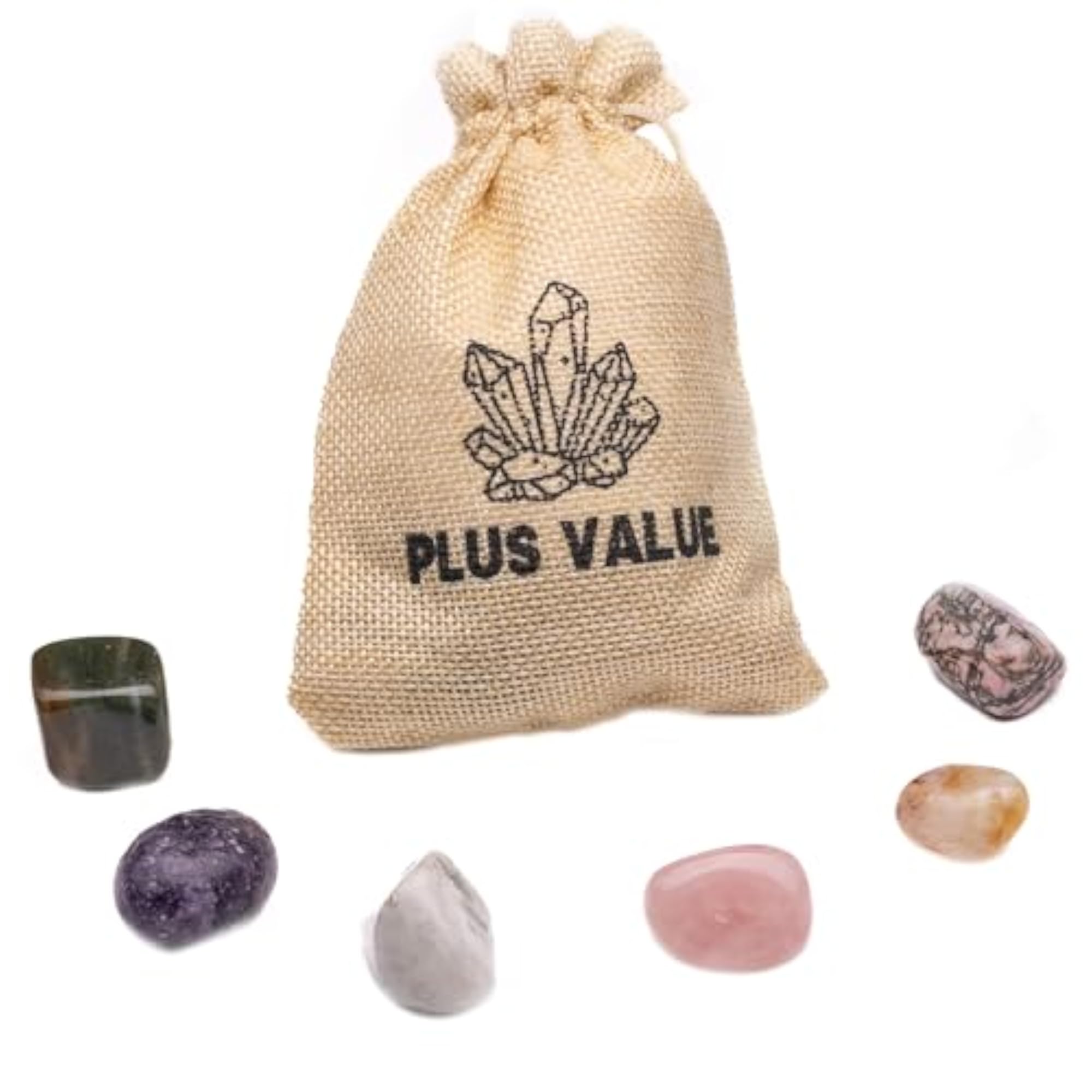 Pocket Healing Crystal Bag for Self Love